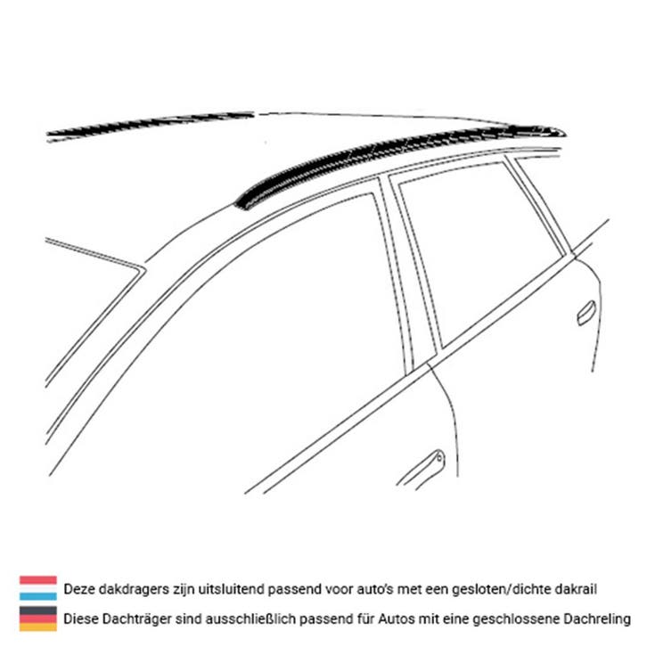 PerfectFit dakdragers Ford Fiesta Active vanaf 2018, Auto diversen, Dakdragers, Nieuw