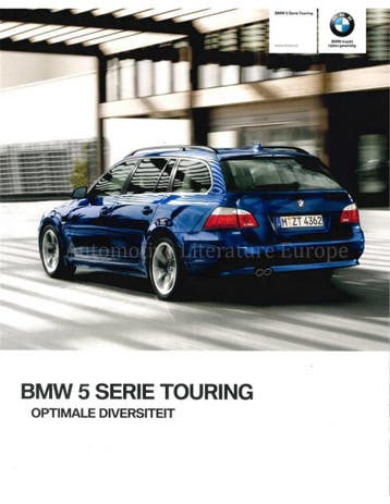 2009 BMW 5 SERIE TOURING BROCHURE NEDERLANDS, Nieuw, BMW, Author