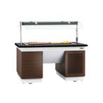 GGM Gastro | Koud buffet toonbank DUBLIN - 1600mm - met |, Verzenden, Nieuw in verpakking, Hotelinrichting