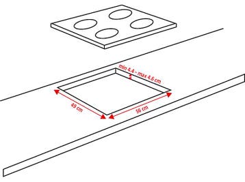 Aeg - Inductie Kookplaat - Zwart, Verzenden, Nieuw, Inductie, 4 kookzones