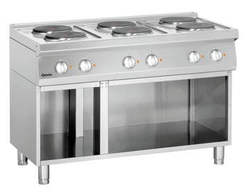 Bartscher Elektrisch Fornuis 700, B1200, 6-pits, OO | 15,6 k, Ophalen of Verzenden, Nieuw in verpakking