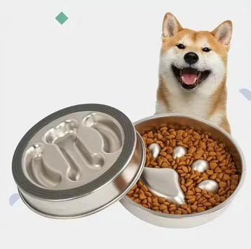 Verhoogde Roestvrijstalen Voerbak Hond en Kat –Ergonomisch A, Verzenden, Nieuw