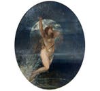 Alfred Joseph Woolmer (1805-1892) - Allegoria della Luna, Antiek en Kunst, Kunst | Schilderijen | Klassiek