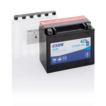 Exide AGM 12V accu | ETX20HL-BS | 12V 18Ah, Auto-onderdelen, Accu's en Toebehoren, Ophalen of Verzenden, Nieuw