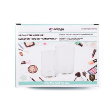 Benson Organizer make-up kwastenhouder - transparant - co..., Ophalen of Verzenden, Nieuw