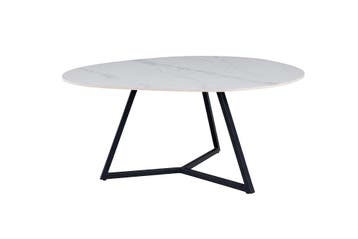 Salontafel MARVELOUS 90cm keramiek wit - 46867, Ophalen of Verzenden, Nieuw