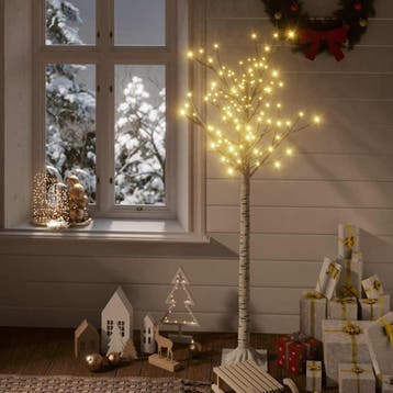 vidaXL Kerstboom wilg met 156 warmwitte LEDs binnen en, Verzenden, Nieuw