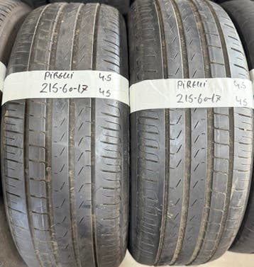 2x 215-60-17 Pirelli Zomer 2x 4.5mm €45 Per Band 215 60 17, Auto-onderdelen, Banden en Velgen, Ophalen, 17 inch, Band(en), Personenwagen