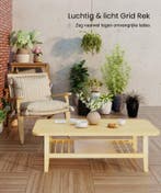 Salontafel met opbergruimte - Koffietafel - CT2 - FLEXISPOT, Huis en Inrichting, Tafels | Salontafels, Verzenden, Zo goed als nieuw
