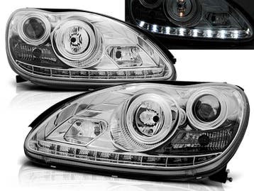Set Koplampen in DRL-Look  Mercedes-Benz S-Klasse W220, Ophalen of Verzenden, Nieuw