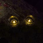 Solar waxinelichtjes led kaarsen Warm Wit - 6 stuks, Kunststof, Verzenden, Minder dan 50 watt, Staande lamp