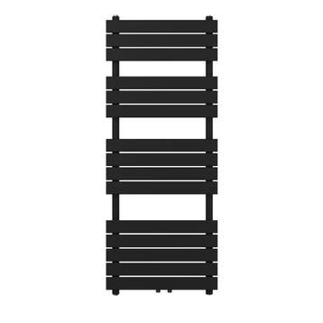 Designradiator Ella 150x60cm mat zwart 878W midden, Verzenden, Nieuw
