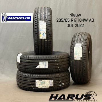 235/65/17 104W Michelin zomerbanden nieuw 4X GRATIS MONTAGE, Nieuw, 17 inch, Ophalen of Verzenden, 235 mm