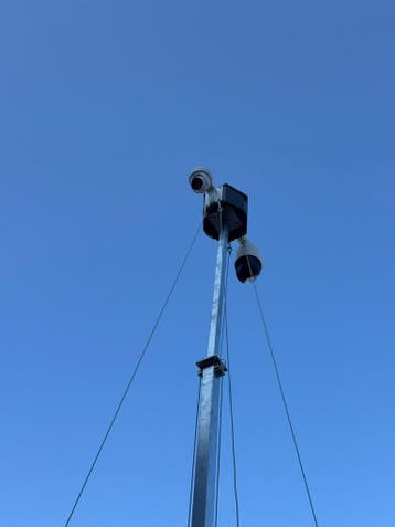 Mobiele Cameramasten lamp; lichtmasten Bouwguard Te huur, Ophalen, Nieuw, Buitencamera