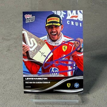Ferrari - Topps Now - (038) Lewis Hamilton First Win for, Verzamelen, Nieuw