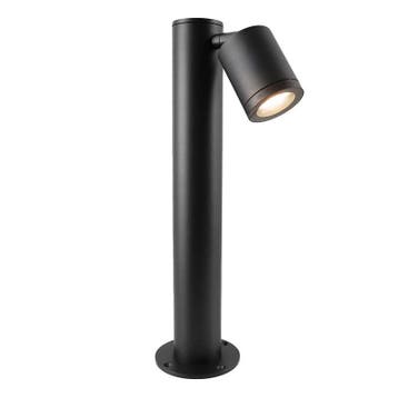 Moderne buitenlamp zwart, Clevor, IP44, Ophalen of Verzenden, Nieuw, Aluminium, Staande lamp