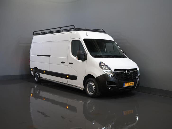 Opel Movano 2.3 Turbo 136PK L3H2 Camera/ Climate/ Cruise/ PD, Auto's, Bestelauto's, Lease, Handgeschakeld, Wit, Financial lease