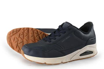 Skechers Instappers in maat 41 Blauw, Overige typen, Zo goed als nieuw, Skechers, Verzenden