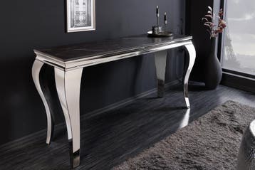 Design Console Tafel MODERN BAROK 140cm zwart antraciet, Ophalen of Verzenden, Nieuw