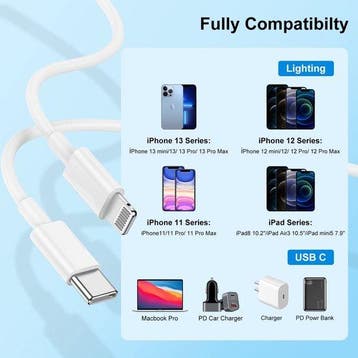 Oplader – Geschikt voor iPhone & iPad – 45W Snellader USB-C, Ophalen of Verzenden, Nieuw