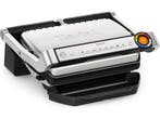 Tefal OptiGrill+ GC717D - Contactgrill - 2000W - RVS, Verzenden, Zo goed als nieuw