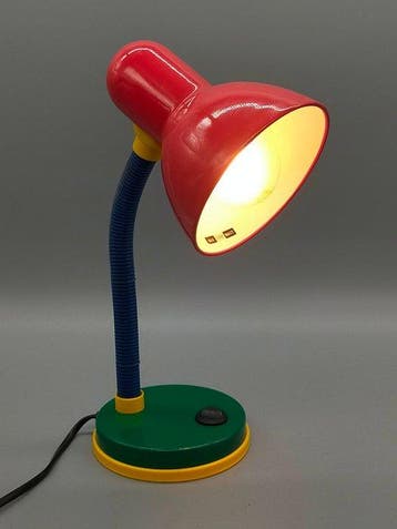 Honsel Leuchten Schreibtischlampe Master Postmoderne 90er -, Antiek en Kunst