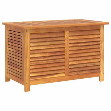vidaXL Tuinbox met jaloezieën 90x50x56 cm massief acaciahout, Verzenden, Nieuw