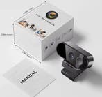 4K Webcam 8MP met Autofocus & Mic USB PC/Laptop 1080P, Computers en Software, Webcams, Verzenden, Nieuw