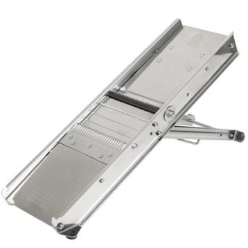 Mandoline | RVS | Juliënne (3mm) / Friet (10mm) | 400x115mm, Verzenden, Nieuw in verpakking