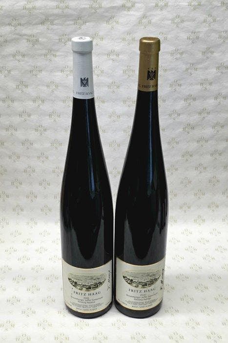 2005 Fritz Haag, GK&Auslese Magnums signed by Winemaker,, Verzamelen, Wijnen
