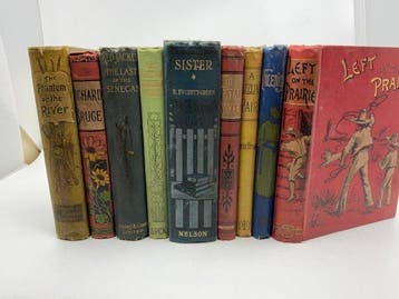 Ellis and others - Collection of 9 vintage Victorian and