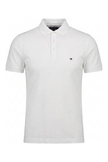 Tommy Hilfiger Polo in maat S Wit, Kleding | Heren, Truien en Vesten, Verzenden, Gedragen, Wit, Tommy Hilfiger