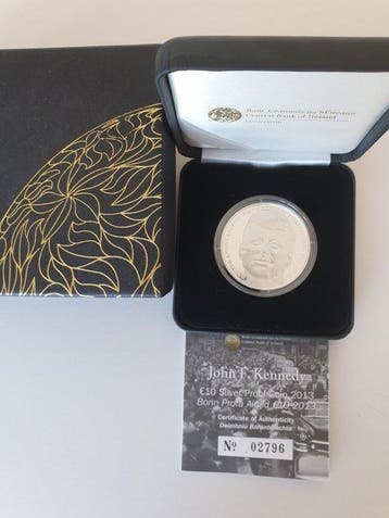 Ierland. 10 Euro 2013 John F. Kennedy (Zonder
