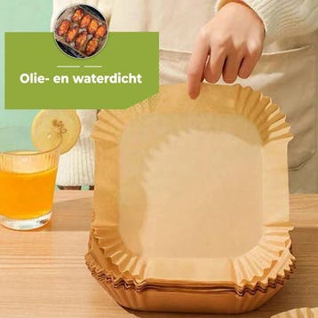 HI NATURE™ Bakpapier - Airfryer Bakpapier - 100 Stuks, Ophalen of Verzenden, Nieuw, Hi Nature