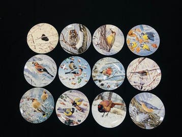 Wedgwood - Trevor Boyer - Bord (12) - Woodland Winter -