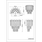 LED Wandlamp - Trio Select Malizia - 1 Lichtpunt -, Huis en Inrichting, Lampen | Wandlampen, Ophalen of Verzenden, Nieuw, Metaal