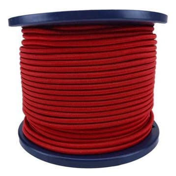 3mm Elastisch Touw - Bordeaux rood - 100 meter op rol, Ophalen of Verzenden, Nieuw