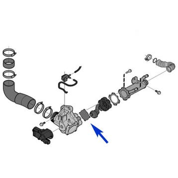 Volvo 2.4 D5 EGR afdichtplaat 2, Ophalen of Verzenden, Nieuw