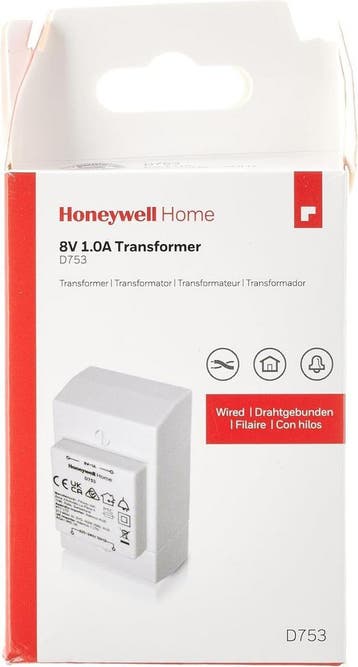 Honeywell Deurbel Trafo 8V 1A | Tweedekansje | OP=OP, Ophalen of Verzenden, Zo goed als nieuw, Bedraad