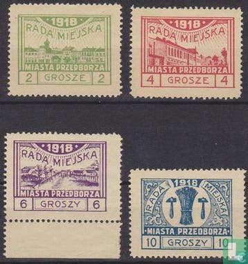 Polen [1915-1923] - Lokale postgebieden - Miasta Przedbor..., Verzenden, Postfris