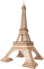 Robotime Eiffel Tower Plus 99cm Bouwpakket DIY Knutselen, Verzenden, Nieuw