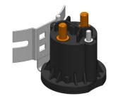 OMFB Startrelais zwart, 24V / 80A, Ophalen of Verzenden, Nieuw
