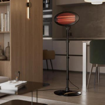 Infraroodstraler / Staande Heater / Terrasverwarmer - 2000W, Tuin en Terras, Terrasverwarmers, Verzenden, Nieuw