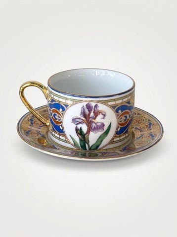 Lomonosov Imperial Porcelain Factory - O. Budashova - Beker, Antiek en Kunst