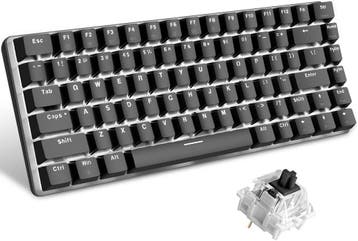Gaming Keyboard AK33 82 Toetsen | Tweedekansje | OP=OP, Ergonomisch, Ophalen of Verzenden, Zo goed als nieuw, Qwerty