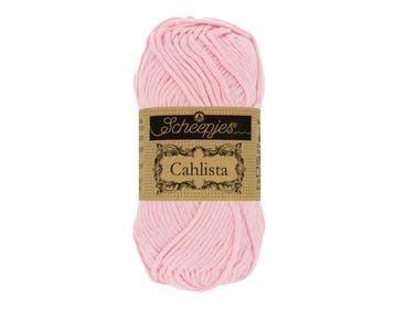 Scheepjes Cahlista 50g - 246 Icy Pink, Ophalen of Verzenden, Nieuw, Breien of Haken, Wol of Garen
