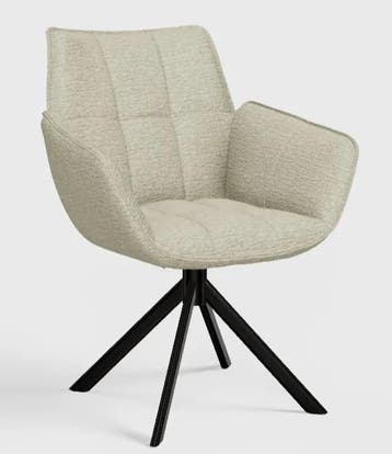 Eetkamerstoel Monaco | Energy Beige | Moods Collection, Ophalen of Verzenden, Nieuw