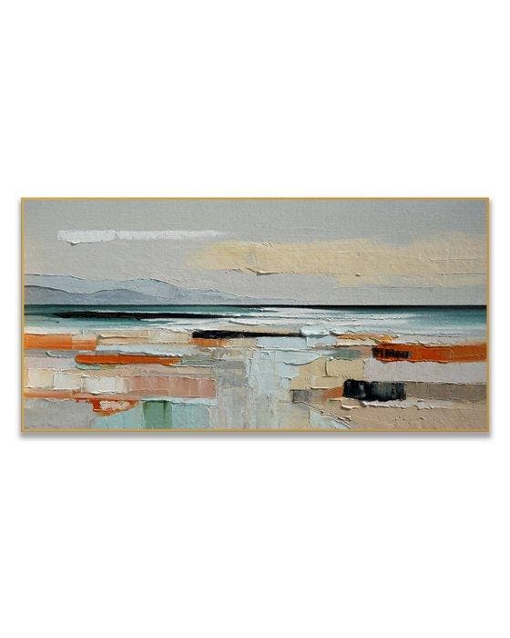 StefanoArt - Driftwood Dawn, Antiek en Kunst, Kunst | Schilderijen | Modern