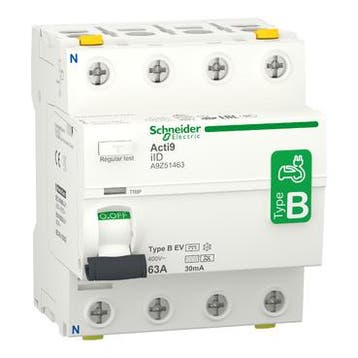 Schneider Acti9 aardlekschakelaar | 63A, 30mA, Type B-EV,, Ophalen of Verzenden, Nieuw, Groepenkast