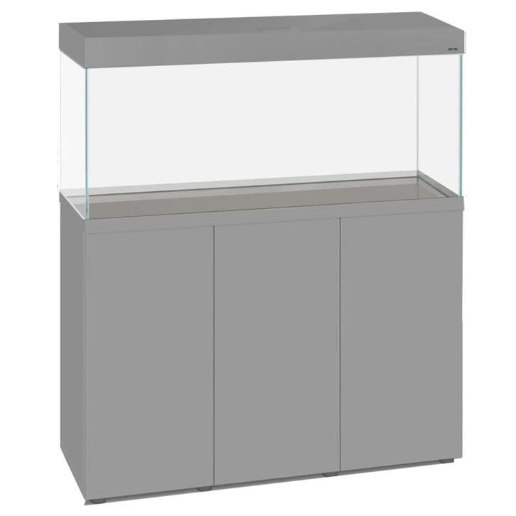 Osaka OptiSet 120cm Grijs - Inclusief meubel, Dieren en Toebehoren, Vissen | Aquaria en Toebehoren, Leeg aquarium, Nieuw, Ophalen of Verzenden